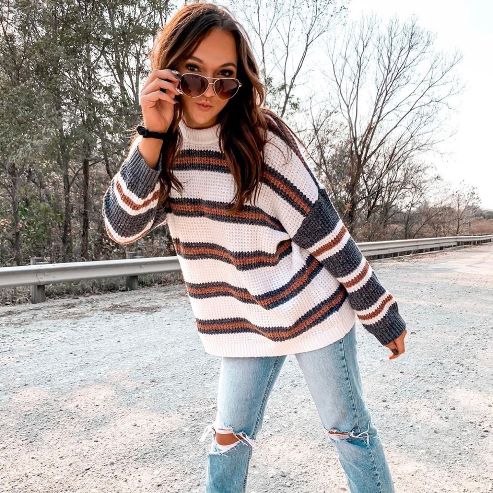 American Eagle Striped Sweater